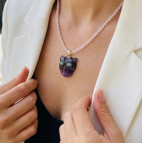 Colar Africa Purple